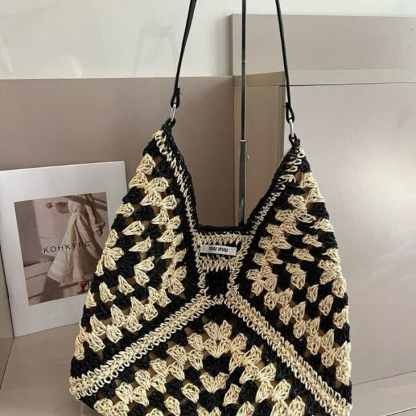 replica,repliche,fake,1:1,earrings,bracelet,ring,jewelry Borsa Miu Miu in paglia