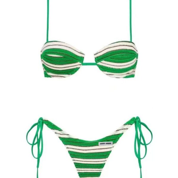 replica,repliche,fake,1:1,earrings,bracelet,ring,jewelry MIU MIU nuovo tessuto in velluto bikini diviso adatto per costumi da bagno in varie scene ♀ Mare, piscina, sorgente termale, parco acquatico, rafting