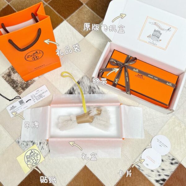 replica,repliche,fake,1:1,earrings,bracelet,ring,jewelry Ciondolo cucciolo HERMES (30 colori disponibili), portachiavi ciondolo, ciondolo borsa, puramente fatto a mano con cuciture