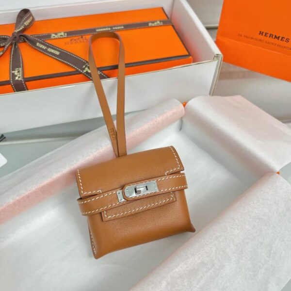 replica,repliche,fake,1:1,earrings,bracelet,ring,jewelry Ciondolo per borsa per cuffie HERMES Kelly, prodotto originale squisito, puramente fatto a mano con cuciture