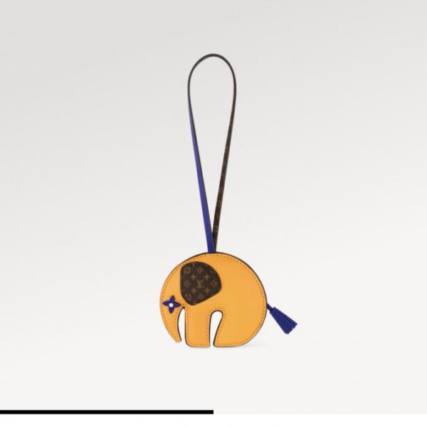 replica,repliche,fake,1:1,earrings,bracelet,ring,jewelry Borsa Louis Vuitton con pendente a forma di elefante appesa M02325