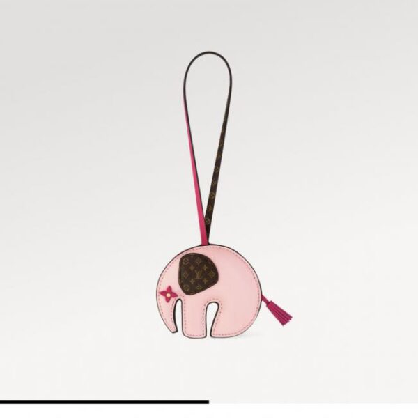 replica,repliche,fake,1:1,earrings,bracelet,ring,jewelry Borsa Louis Vuitton con pendente a forma di elefante appesa MO2383
