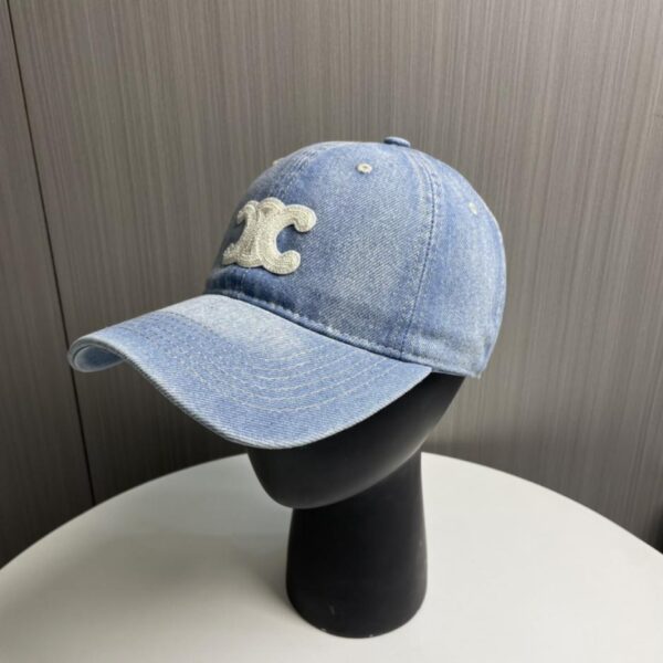 replica,repliche,fake,1:1,earrings,bracelet,ring,jewelry Nuovo berretto da baseball in denim CELINE