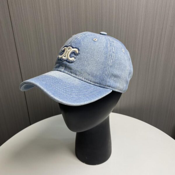 replica,repliche,fake,1:1,earrings,bracelet,ring,jewelry Nuovo berretto da baseball in denim CELINE