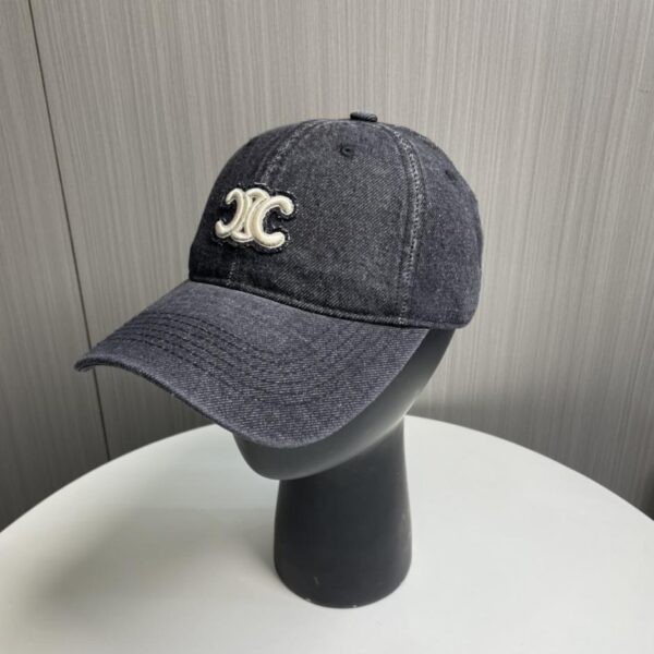 replica,repliche,fake,1:1,earrings,bracelet,ring,jewelry Nuovo berretto da baseball in denim CELINE