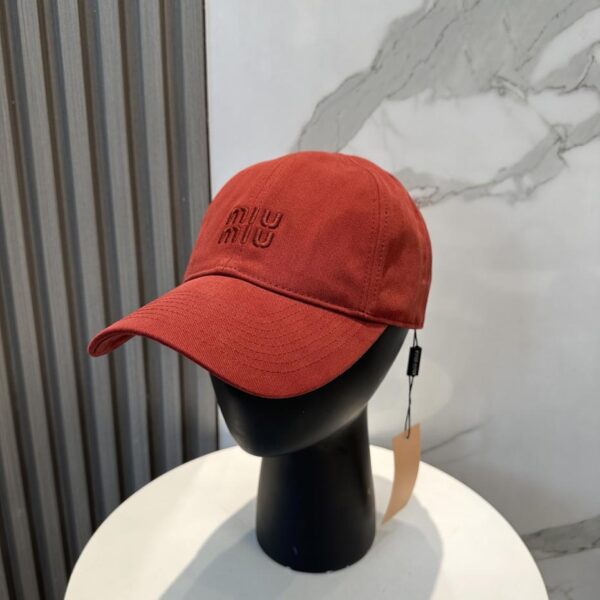 replica,repliche,fake,1:1,earrings,bracelet,ring,jewelry Cappellino da baseball originale Miu Miu in panno lavato di puro cotone nuovo