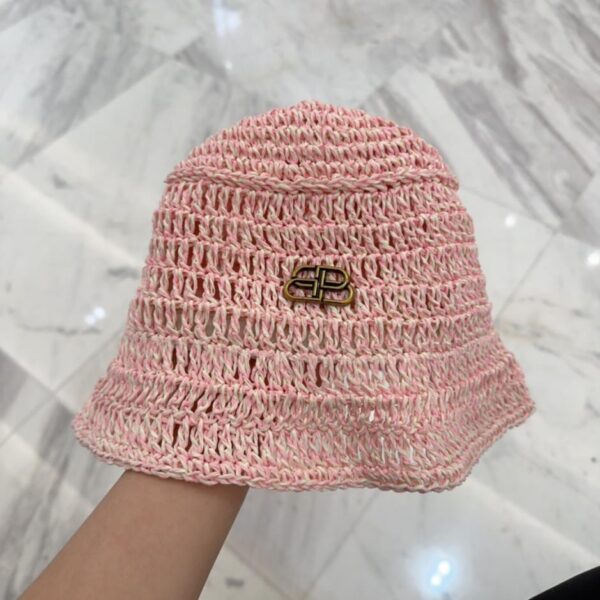 replica,repliche,fake,1:1,earrings,bracelet,ring,jewelry Nuovo cappello in paglia intrecciata di Balenciaga