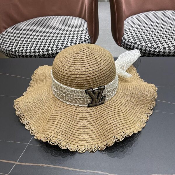 replica,repliche,fake,1:1,earrings,bracelet,ring,jewelry Nuovo cappello di paglia di Louis Vuitton