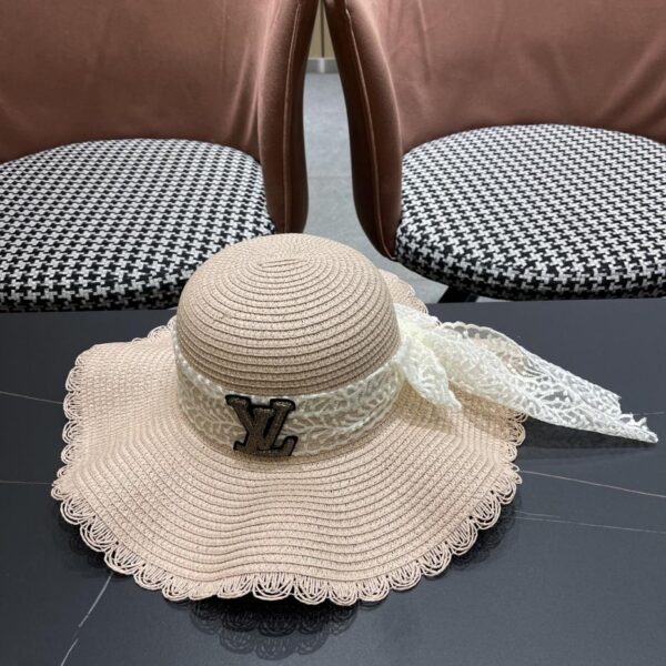 replica,repliche,fake,1:1,earrings,bracelet,ring,jewelry Nuovo cappello di paglia di Louis Vuitton