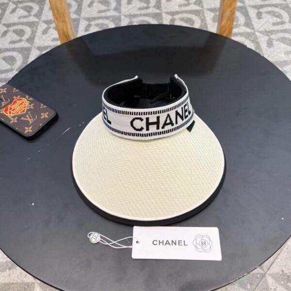 replica,repliche,fake,1:1,earrings,bracelet,ring,jewelry Cappello da sole Chanel cappello di paglia con top vuoto