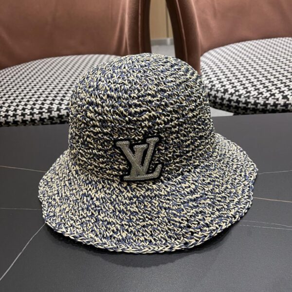 replica,repliche,fake,1:1,earrings,bracelet,ring,jewelry Cappello in rafia importato da Louis Vuitton