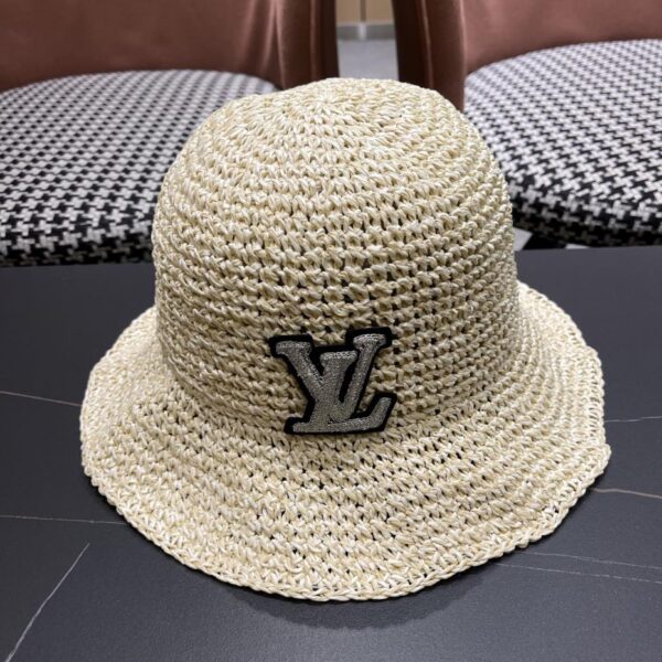 replica,repliche,fake,1:1,earrings,bracelet,ring,jewelry Cappello in rafia importato da Louis Vuitton
