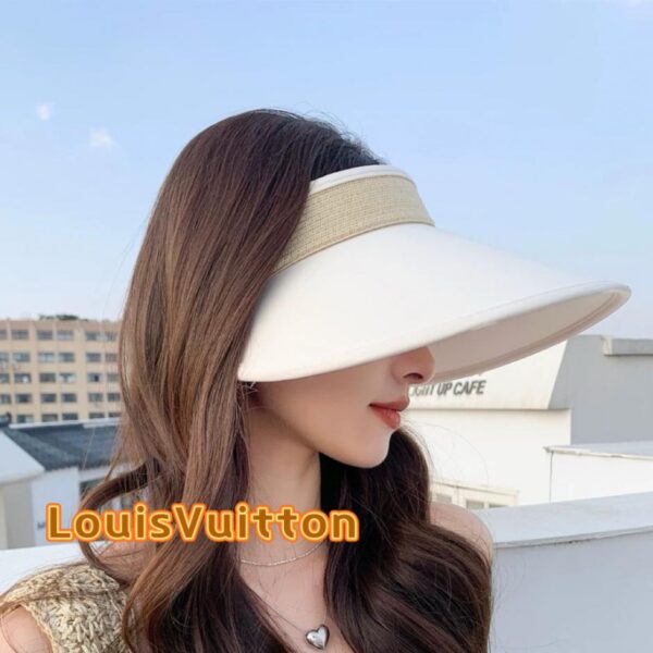 replica,repliche,fake,1:1,earrings,bracelet,ring,jewelry Louis Vuitton nuovo cappello da sole in rafia estivo cappello a cilindro vuoto