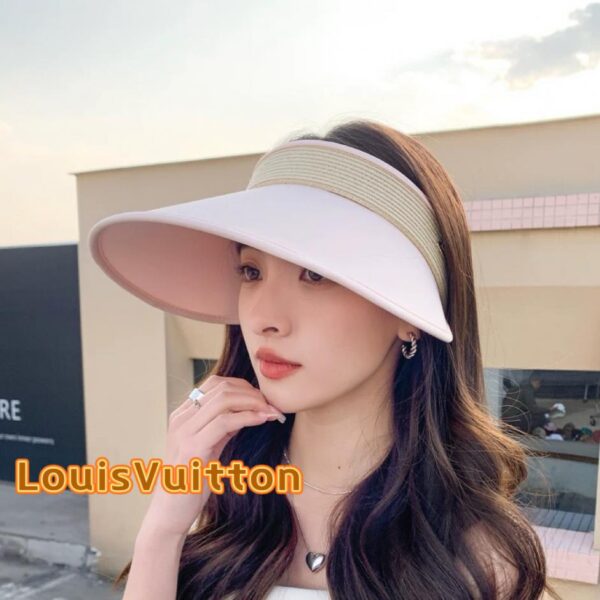 replica,repliche,fake,1:1,earrings,bracelet,ring,jewelry Louis Vuitton nuovo cappello da sole in rafia estivo cappello a cilindro vuoto
