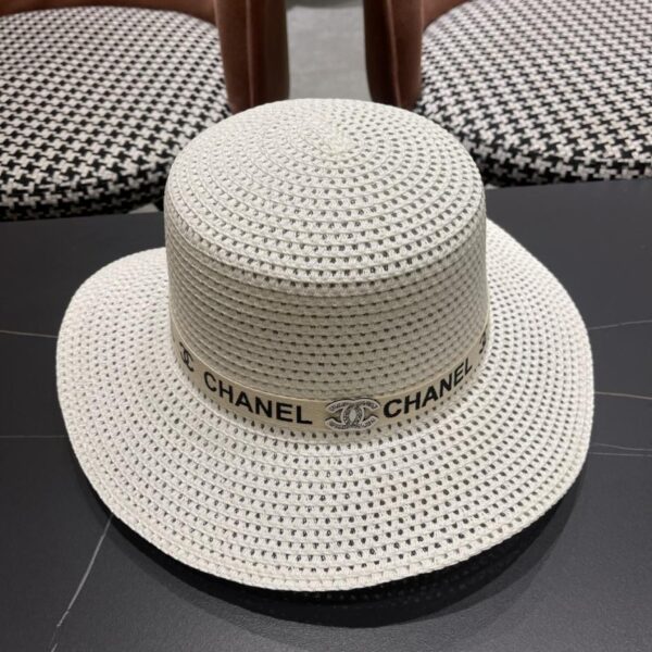 replica,repliche,fake,1:1,earrings,bracelet,ring,jewelry Chanel nuovo cappello da vacanza in paglia cappello di paglia