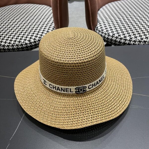 replica,repliche,fake,1:1,earrings,bracelet,ring,jewelry Chanel nuovo cappello da vacanza in paglia cappello di paglia