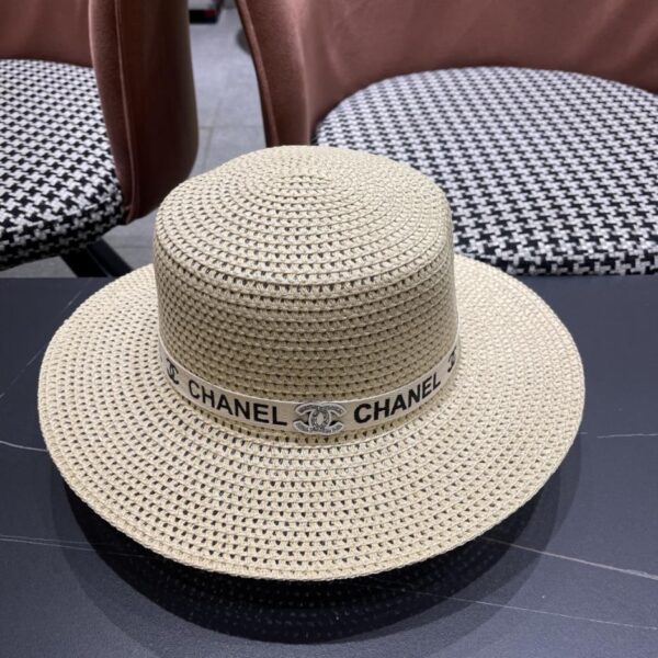 replica,repliche,fake,1:1,earrings,bracelet,ring,jewelry Chanel nuovo cappello da vacanza in paglia cappello di paglia