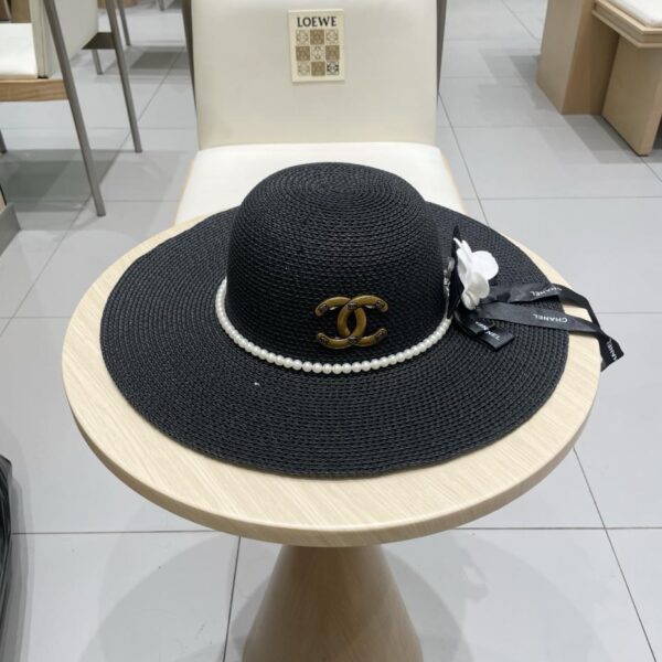 replica,repliche,fake,1:1,earrings,bracelet,ring,jewelry CHANEL nuovo cappello a cilindro originale cappello a bacino piccolo cappello di paglia