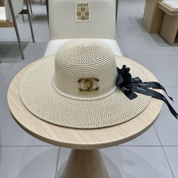 replica,repliche,fake,1:1,earrings,bracelet,ring,jewelry CHANEL nuovo cappello a cilindro originale cappello a bacino piccolo cappello di paglia