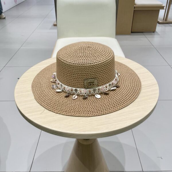 replica,repliche,fake,1:1,earrings,bracelet,ring,jewelry Nuovo cappello di paglia in stile etnico di Gucci