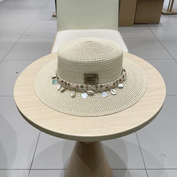 replica,repliche,fake,1:1,earrings,bracelet,ring,jewelry Nuovo cappello di paglia in stile etnico di Gucci