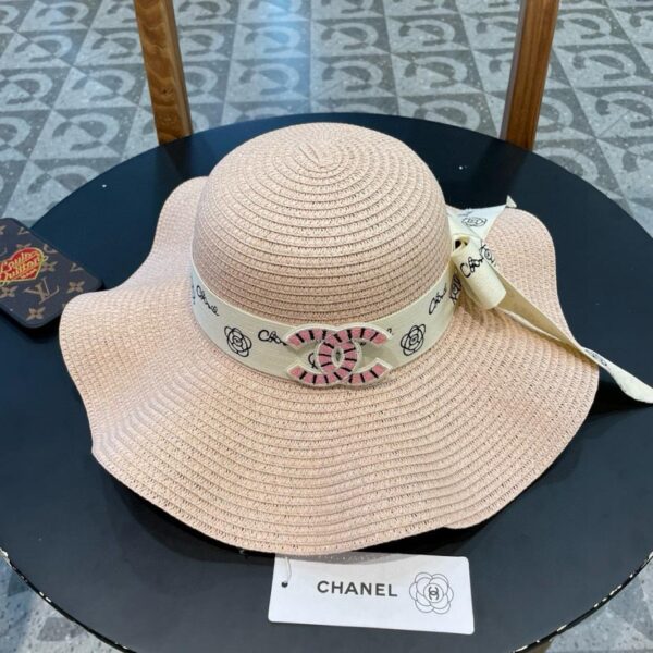 replica,repliche,fake,1:1,earrings,bracelet,ring,jewelry Cappello di paglia in filato di cotone del nuovo grande marchio Chanel