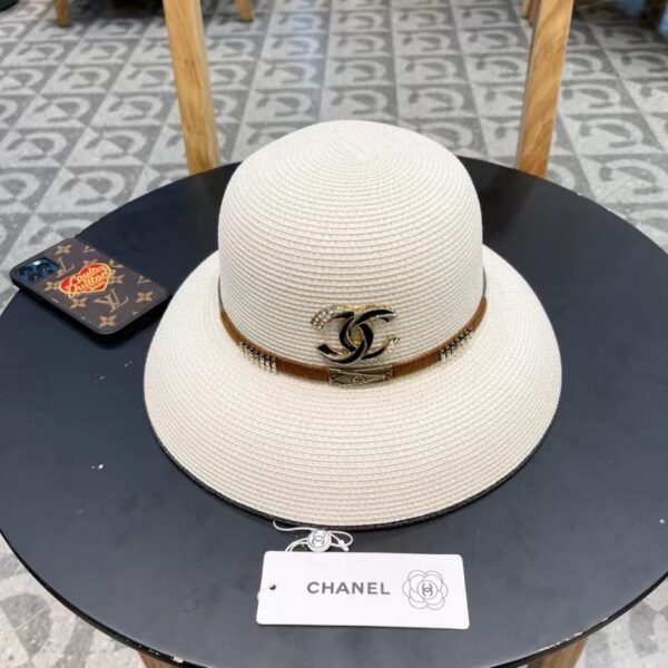replica,repliche,fake,1:1,earrings,bracelet,ring,jewelry Cappello di paglia Chanel nuovo colore abbinato