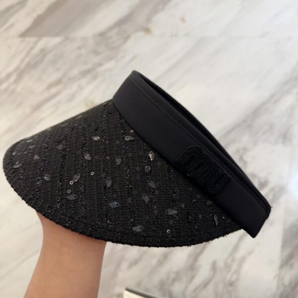 Cappello a cilindro vuoto in stile celebrità di lusso leggero Miu Miu