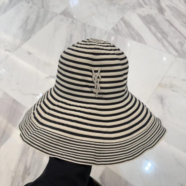 replica,repliche,fake,1:1,earrings,bracelet,ring,jewelry Nuovo cappello di stoffa primavera ed estate YSL Saint Laurent, cappello a secchiello a pieghe