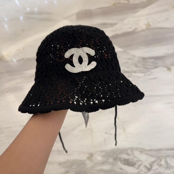 replica,repliche,fake,1:1,earrings,bracelet,ring,jewelry Cappello da pescatore autunno e inverno Chanel Cappello da bacino alla moda per protezione solare da donna