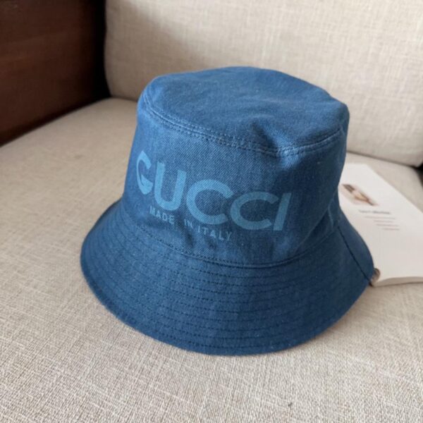 GUCCI contatore nuovo cappello da pescatore semplice ricamato