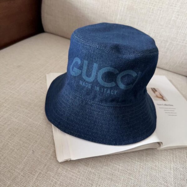 GUCCI contatore nuovo cappello da pescatore semplice ricamato
