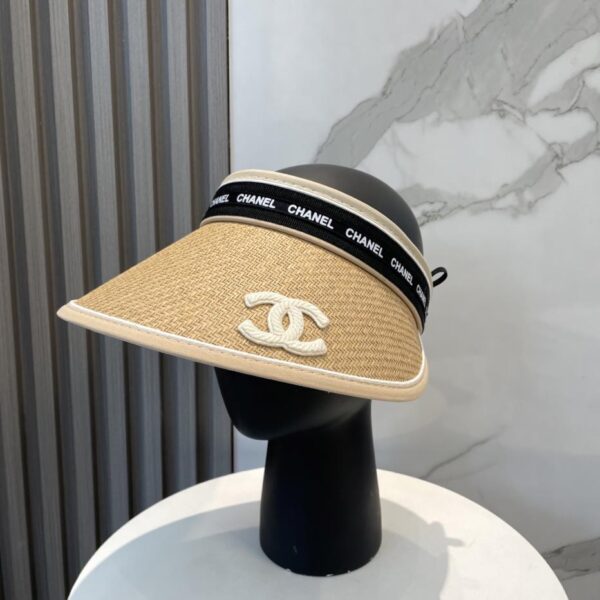replica,repliche,fake,1:1,earrings,bracelet,ring,jewelry Cappello a cilindro vuoto con visiera nuova Chanel
