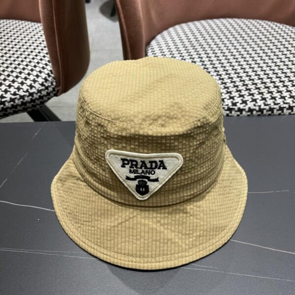 replica,repliche,fake,1:1,earrings,bracelet,ring,jewelry Nuovo cappello da pescatore Prada con coulisse
