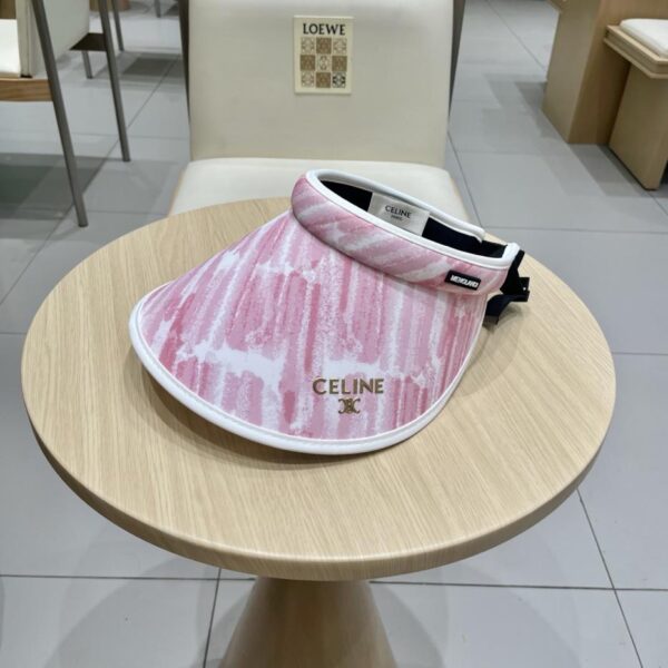 replica,repliche,fake,1:1,earrings,bracelet,ring,jewelry Celine nuova fascia leggera cappello a cilindro vuoto cappello da sole estivo con perle da donna