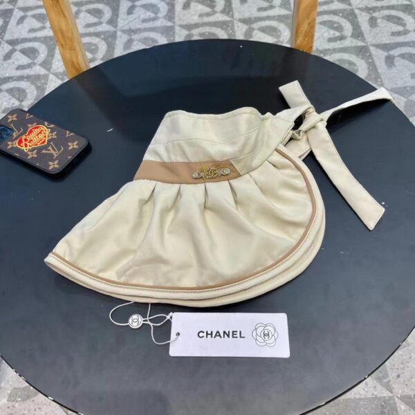 replica,repliche,fake,1:1,earrings,bracelet,ring,jewelry CHANEL nuovo cappello da sole vuoto