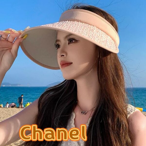 replica,repliche,fake,1:1,earrings,bracelet,ring,jewelry CHANEL nuovo cappello da sole estivo