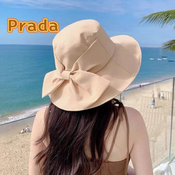 replica,repliche,fake,1:1,earrings,bracelet,ring,jewelry Prada cappello da pescatore giapponese con protezione solare nuovo