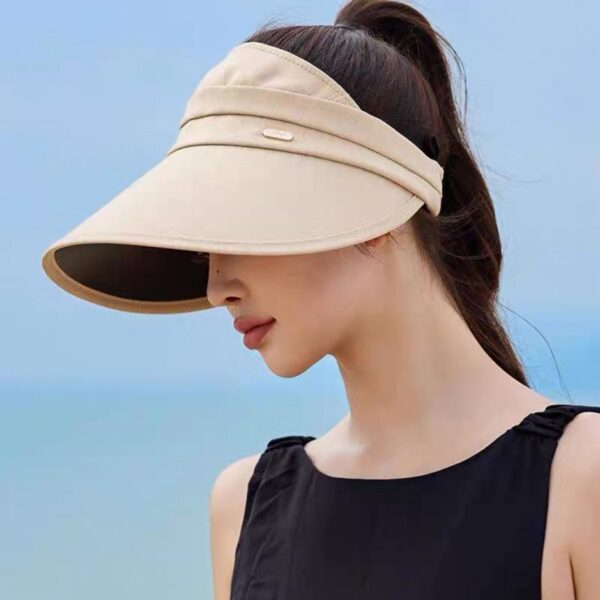 replica,repliche,fake,1:1,earrings,bracelet,ring,jewelry Cappello Miu Miu Cappello estivo da donna Nuovo cappello da sole con protezione solare a tesa larga