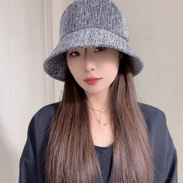 replica,repliche,fake,1:1,earrings,bracelet,ring,jewelry Fendi primavera e autunno nuovo cappello a secchiello con strass