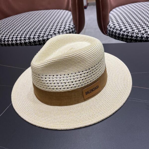 BALENCIAGA Cappello jazz unisex in treccia fine da viaggio alla moda in stile coreano