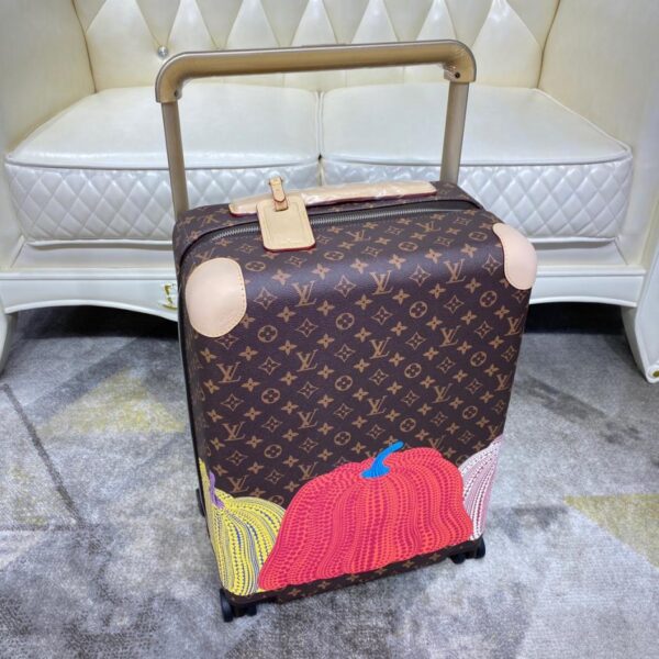 Valigia trolley/borsa da viaggio Louis Vuitton di alta qualità in pelle con cambio colore, con serratura personalizzata, ruota universale da 20 pollici (BOPJN)
