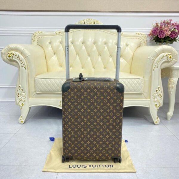 Valigia trolley/borsa da viaggio Louis Vuitton di alta qualità, in pelle con cambio colore, con serratura personalizzata, ruote universali da 20 pollici (CTFLR)