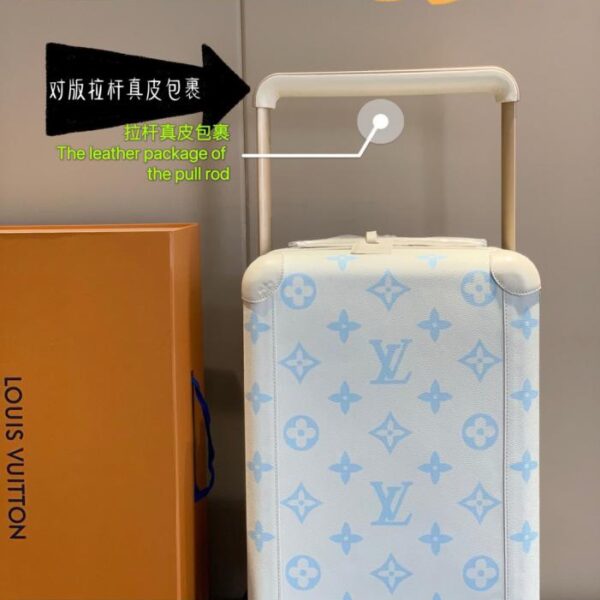 replica,repliche,fake,1:1,earrings,bracelet,ring,jewelry Louis Vuitton [versione di alta gamma da 55 cm rivestita in pelle] Valigia trolley a quattro ruote HORIZON/valigia da viaggio con ruote da 20 pollici (9OOVP)