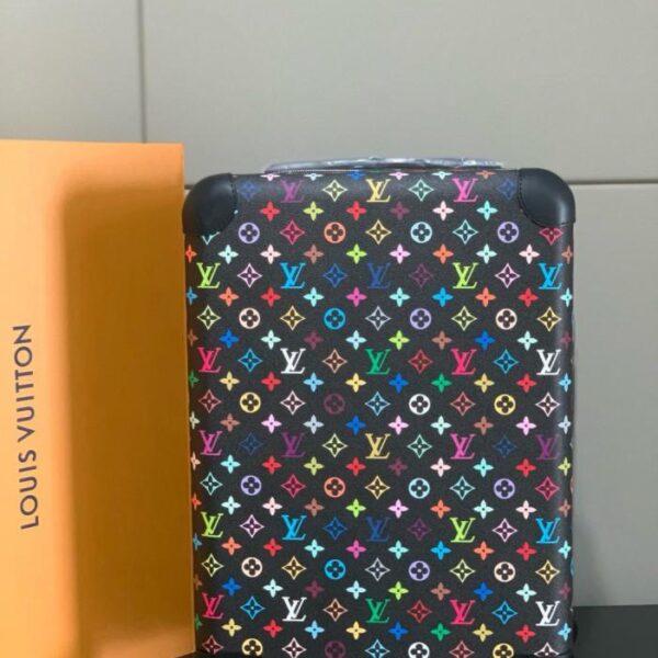 replica,repliche,fake,1:1,earrings,bracelet,ring,jewelry Louis Vuitton [versione di alta gamma da 55 cm rivestita in vera pelle] Valigia trolley a quattro ruote HORIZON/borsa da viaggio da 20 pollici (D9NE0)