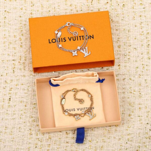 replica,repliche,fake,1:1,earrings,bracelet,ring,jewelry Bracciale LV a doppio strato, ultimo modello (OX5DK)