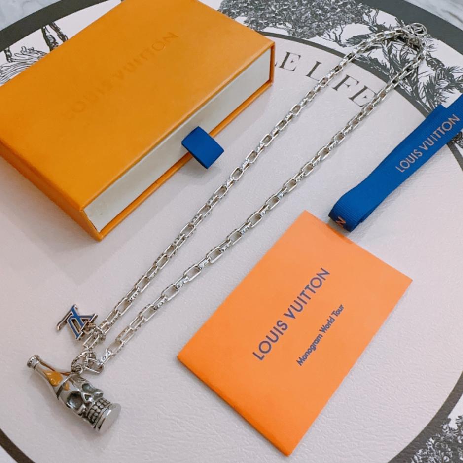 replica,repliche,fake,1:1,earrings,bracelet,ring,jewelry Collana Louis Vuitton RW originale da banco, nuova, modello retrò da coppia, rock punk, stile tailandese in argento (A53IB) replica,repliche,fake,1:1,earrings,bracelet,ring,jewelry Collana Louis Vuitton RW originale da banco, nuova, modello retrò da coppia, rock punk, stile tailandese in argento (A53IB)