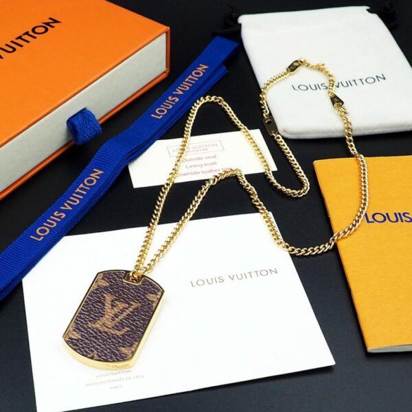 replica,repliche,fake,1:1,earrings,bracelet,ring,jewelry Nuova collana LV (3XUUG)