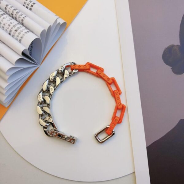 replica,repliche,fake,1:1,earrings,bracelet,ring,jewelry Bracciale a catena LV Damier (M22LX)
