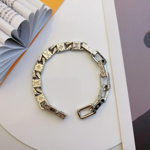replica,repliche,fake,1:1,earrings,bracelet,ring,jewelry Bracciale a catena LV Damier (MDTX2)